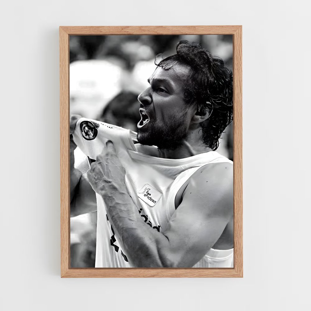 Poster Sergio de llull – affiche Basketball (vue 4)
